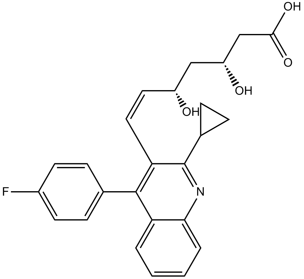 Structure of Pitavastatin
